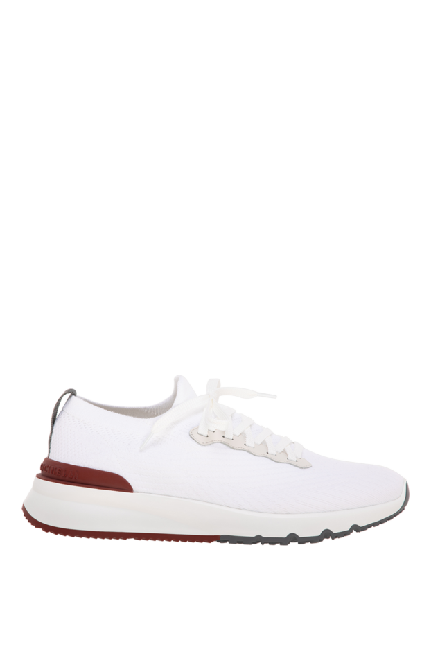 Brunello Cucinelli sneakers made of textile for men white 177674 - photo 1