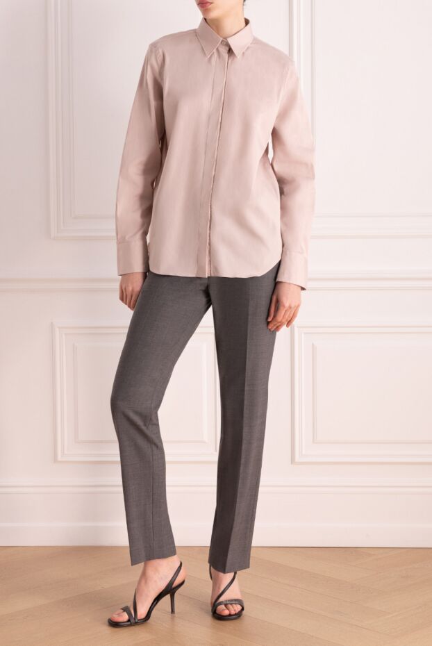 Brunello Cucinelli shirt for women beige 177685 - photo 2