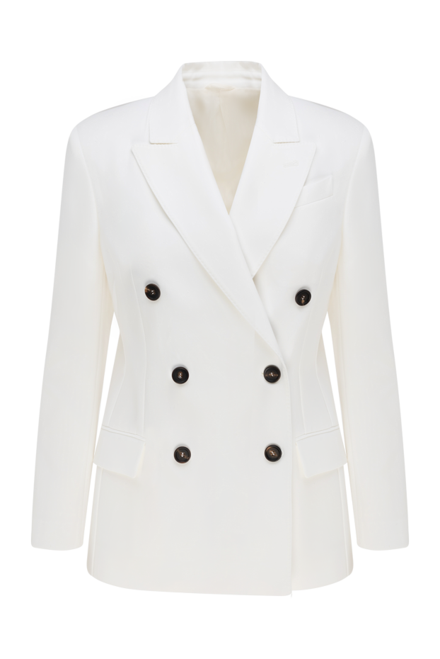 Cotton jacket for women white - photo 1