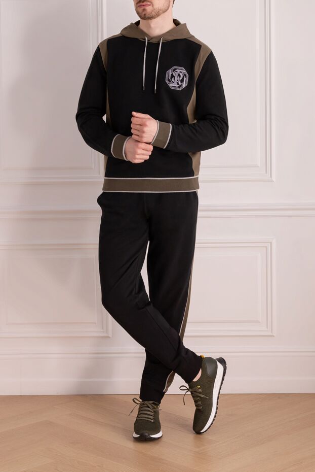 Stefano Ricci black men's walking suit made of cotton and elastane 177911 - photo 2