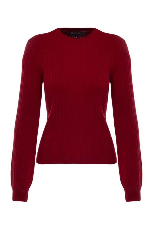 Loro Piana cashmere jumper for women burgundy 178058 - photo 1