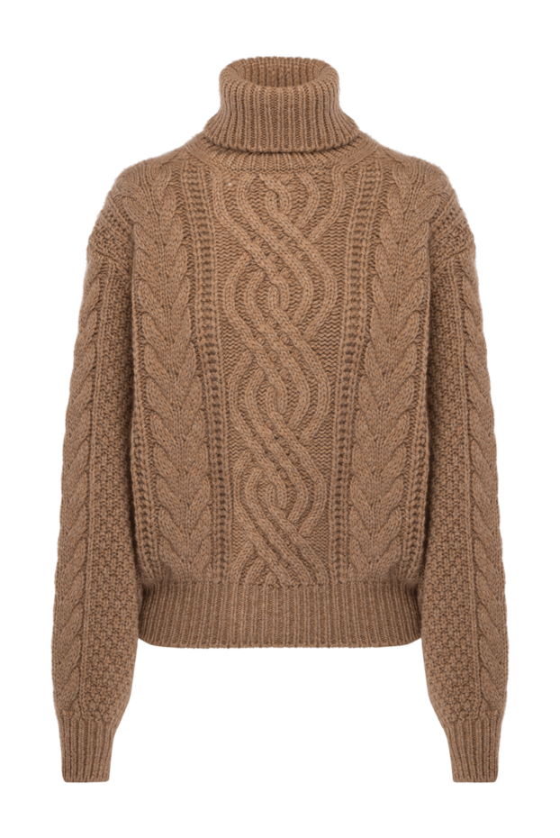 Loro Piana cashmere and mohair sweater for women beige 178059 - photo 1