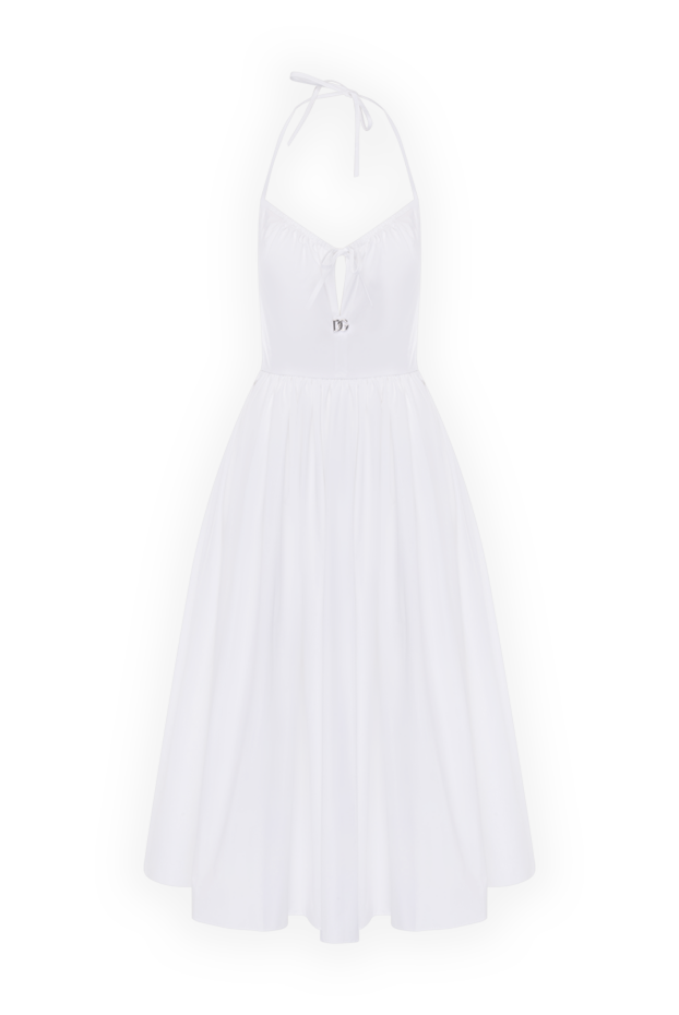 Dolce & Gabbana lightweight white cotton midi dress with straps 178084 - photo 1