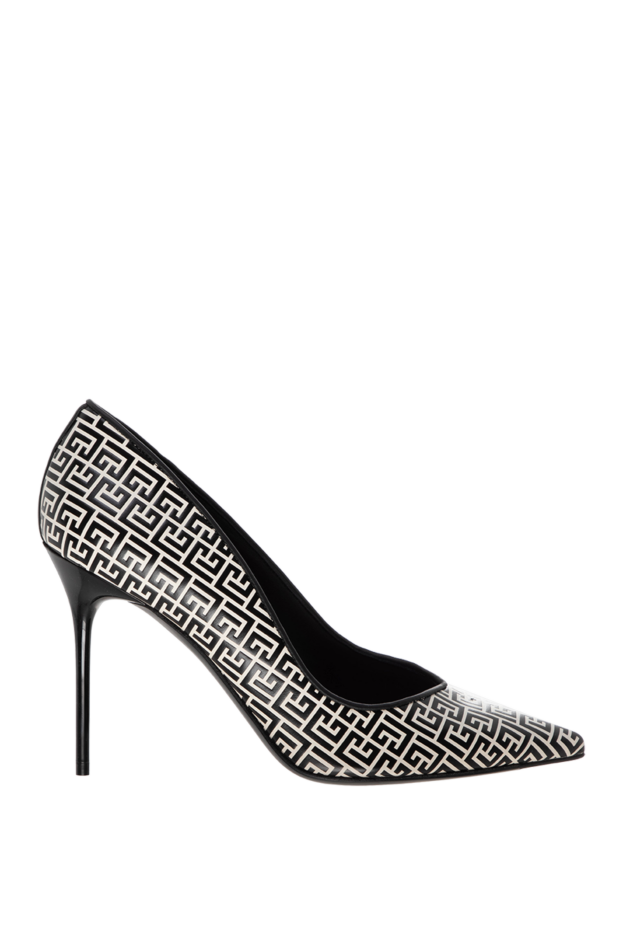 Balmain shoes with heels made of genuine leather black for women 178092 - photo 1