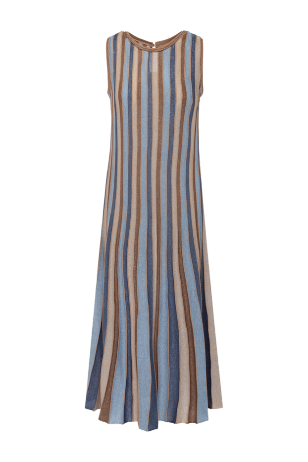 D.Exterior women's knitted maxi dress with colorful stripes 178138 - photo 1