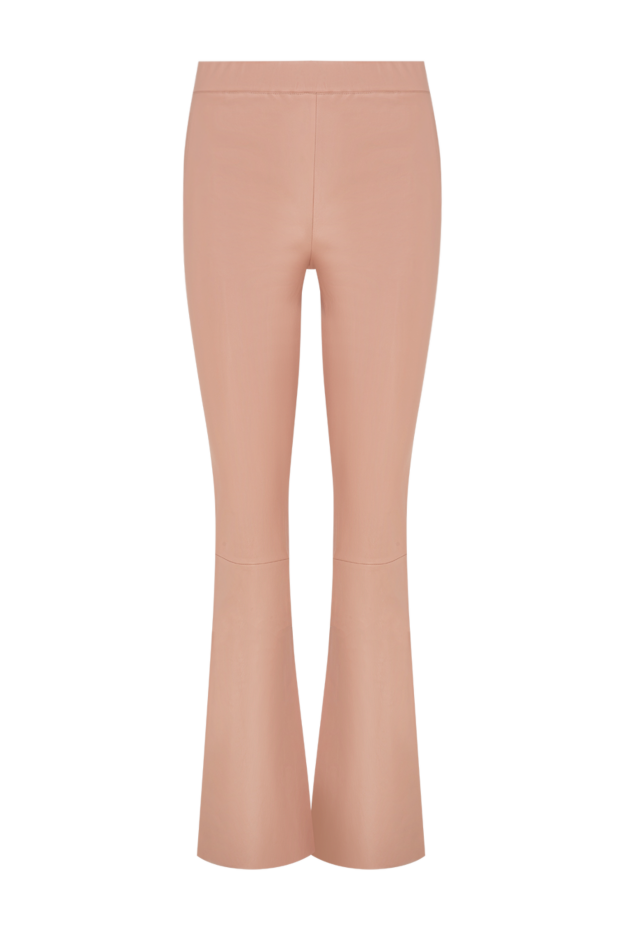 Max&Moi pants made of genuine leather for women pink 178153 - photo 1