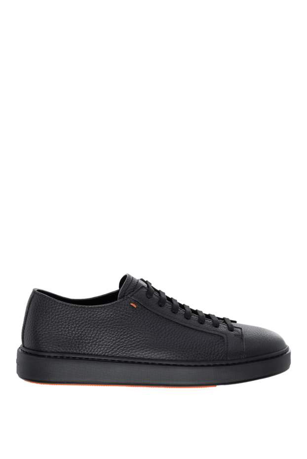 Santoni grained leather sneakers with simple stitching and a matte sole
178213 - photo 1