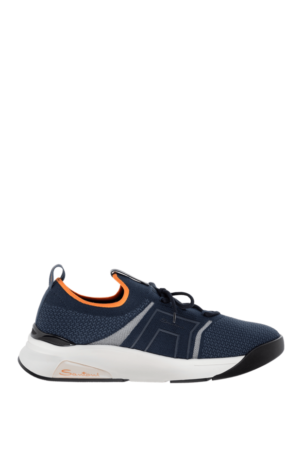 Santoni blue sneakers made of knitted textile with orange trim
178218 - photo 1