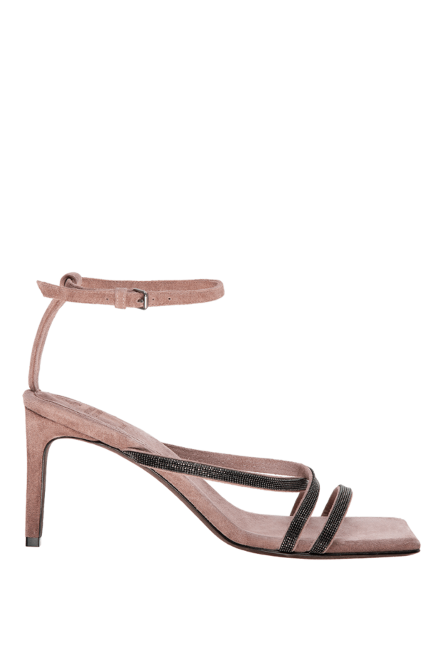 Brunello Cucinelli босоножки из натуральной кожи женские 178283 - фото 1