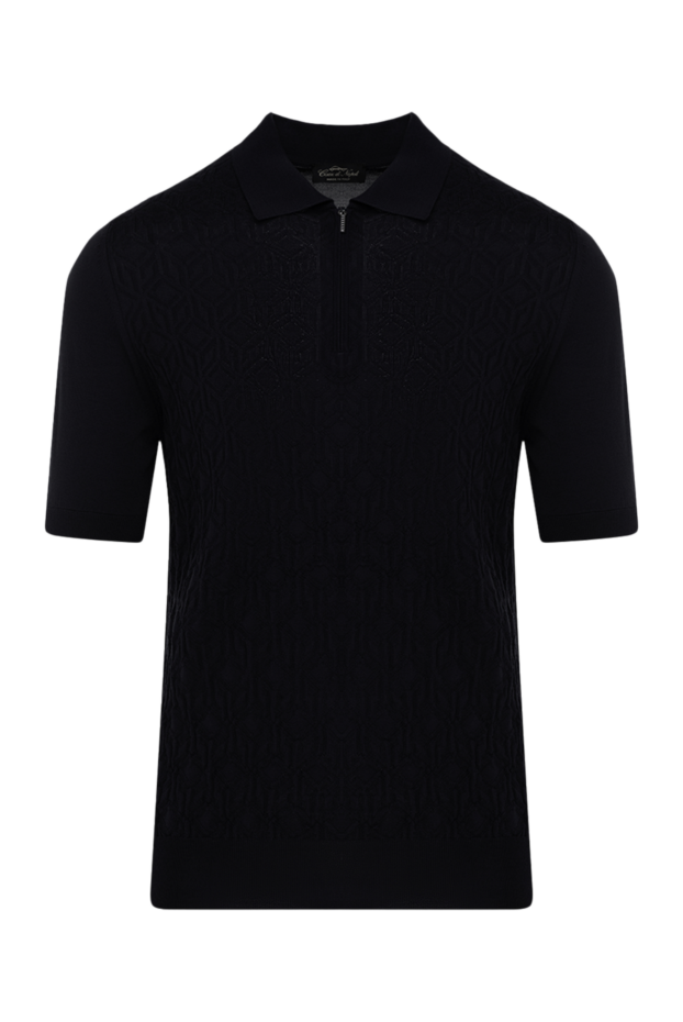 Cesare di Napoli short-sleeve polo shirt with a textured silk pattern
178337 - photo 1