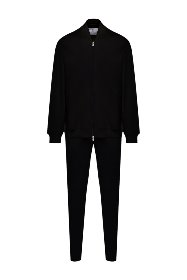 Brunello Cucinelli men's walking suit made of cotton and polyamide black 178342 - photo 1