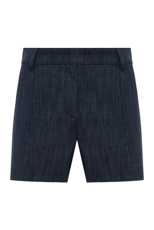 Brunello Cucinelli шорты джинсовые женские синие 178353 - фото 1
