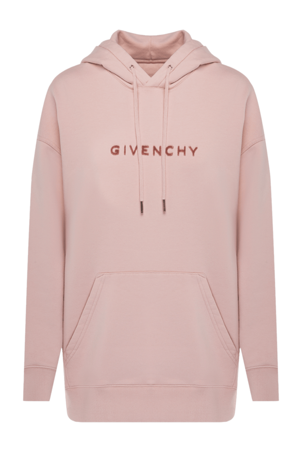 Givenchy әйелдерге арналған қызғылт мақтадан жасалған ұзын жеңді капюшон, логотипі кестеленген
178363 - фото 1