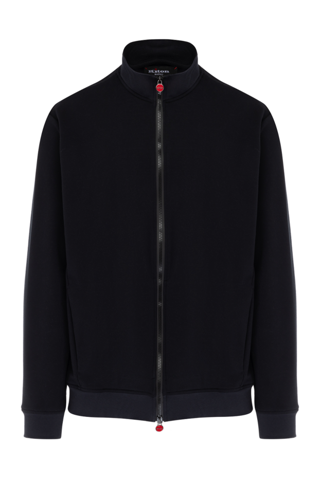 Kiton қолтаңбасы бар қызыл түсті ілгегі бар қара түсті спорт костюмі 178406 - фото 1