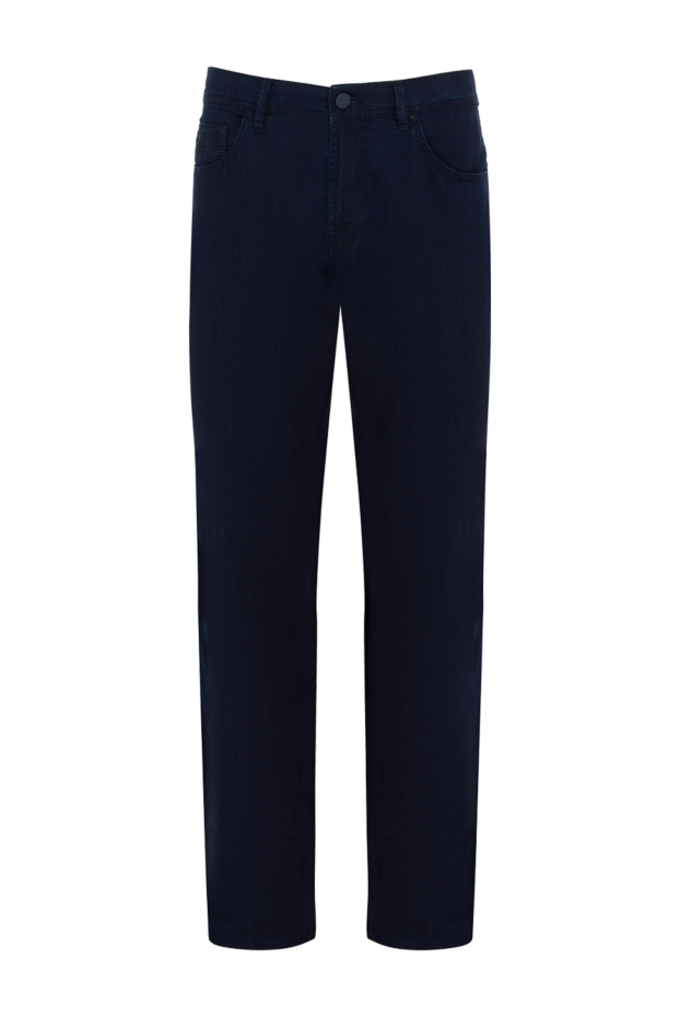 Scissor Scriptor blue men's jeans made of cotton and polyamide 178443 - photo 1