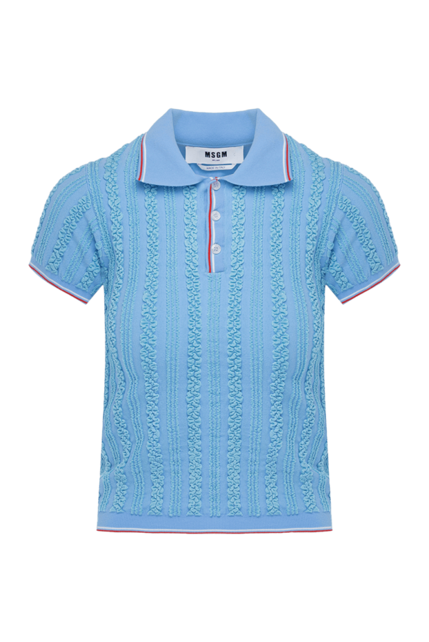 MSGM polo blue for women 178550 - photo 1