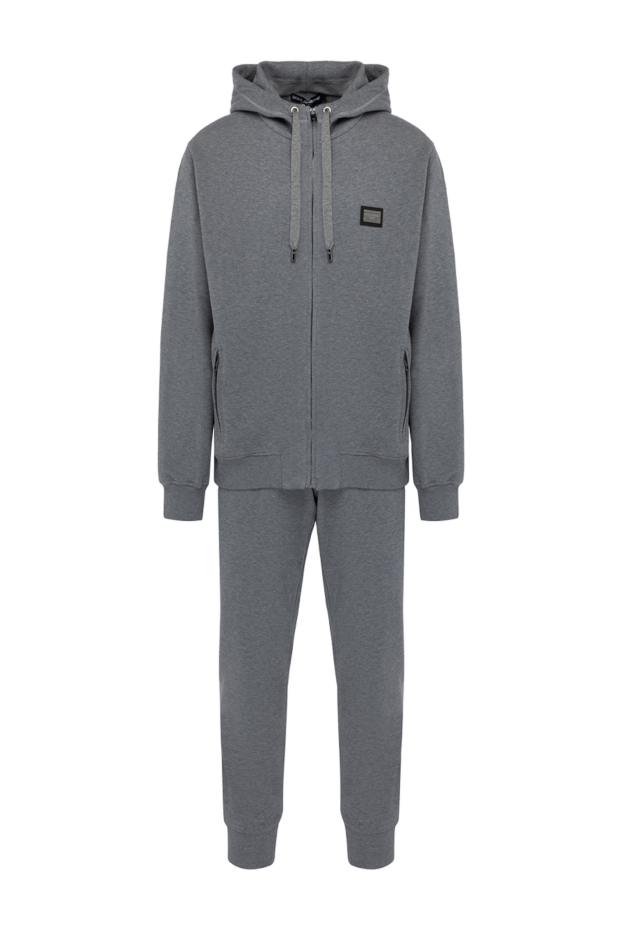 Dolce & Gabbana gray men's walking suit made of cotton 178576 - photo 1