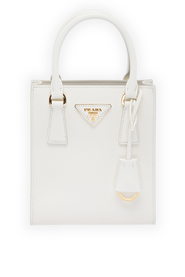 Prada кішкентай ақ былғары әйелдер сөмкесі кулонмен
178685 - фото 1
