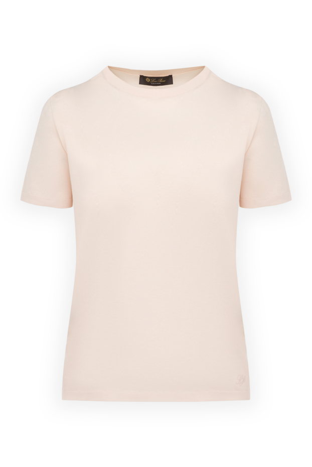 Loro Piana women's pink cotton t-shirt 178712 - photo 1