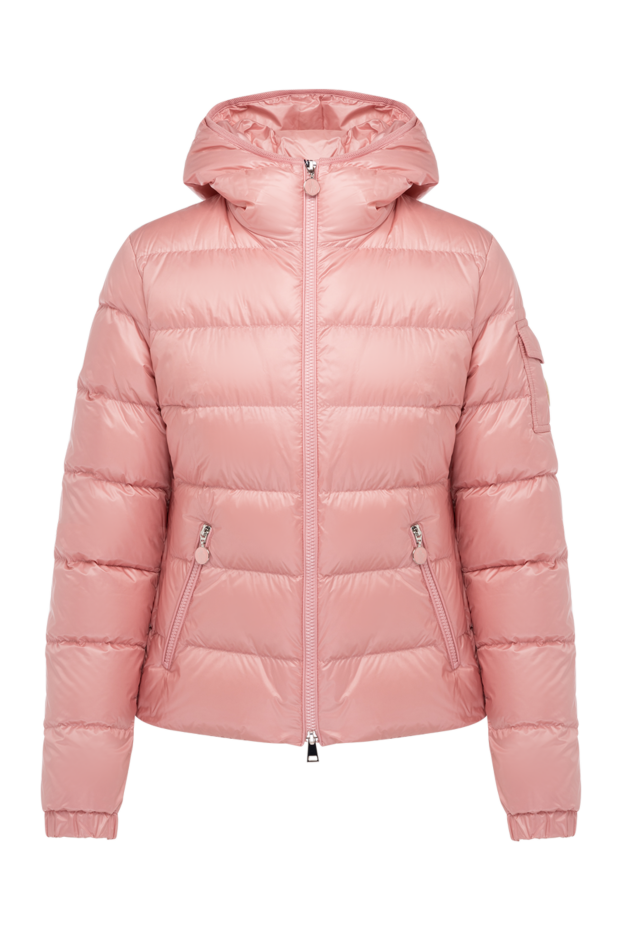 Moncler куртка из полиамида женская розовая 178741 - фото 1