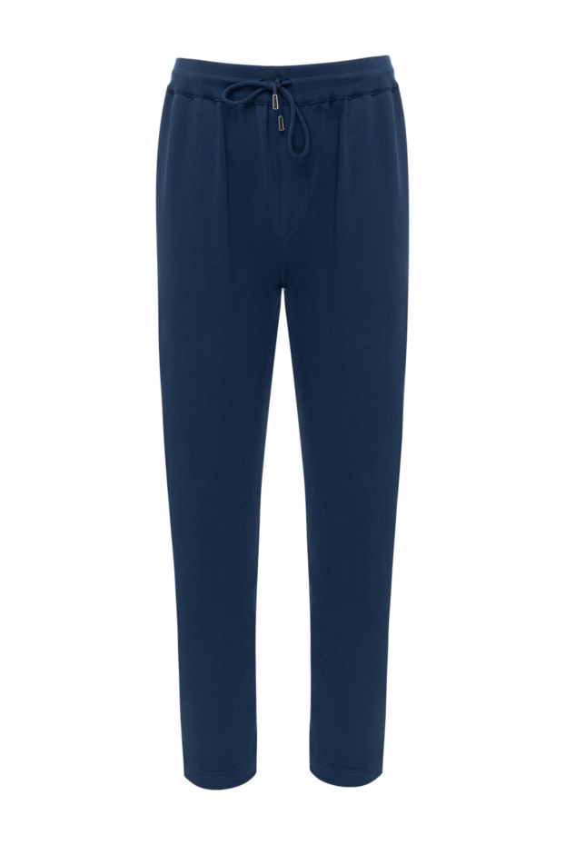Svevo men's dark blue jogger pants with elastic waistband 178873 - photo 1