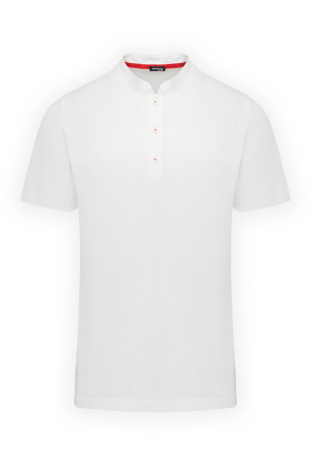 Kiton short sleeve t-shirt with stand-up collar made of cotton, white
178893 - photo 1