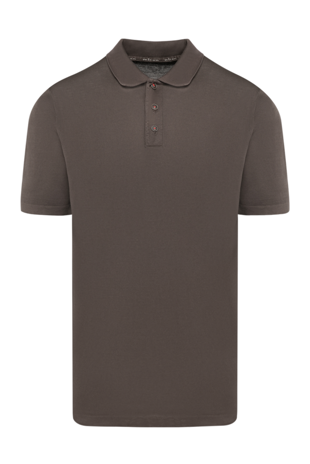 Kiton men's brown cotton polo shirt, smart casual style
178897 - photo 1