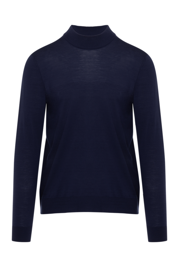 Kiton blue men's jumper made of wool 178937 - photo 1