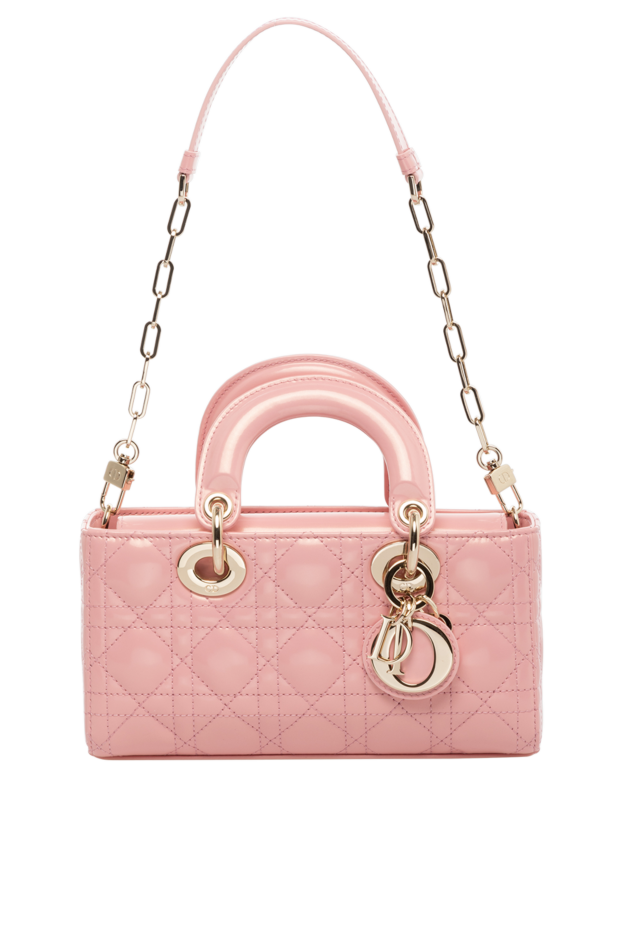 Dior сумка женская розовая из телячьей кожи 179199 - фото 1
