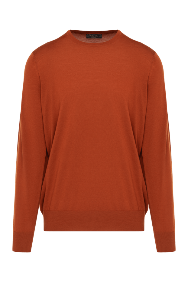 Loro Piana men's terracotta wool crewneck jumper
179278 - photo 1
