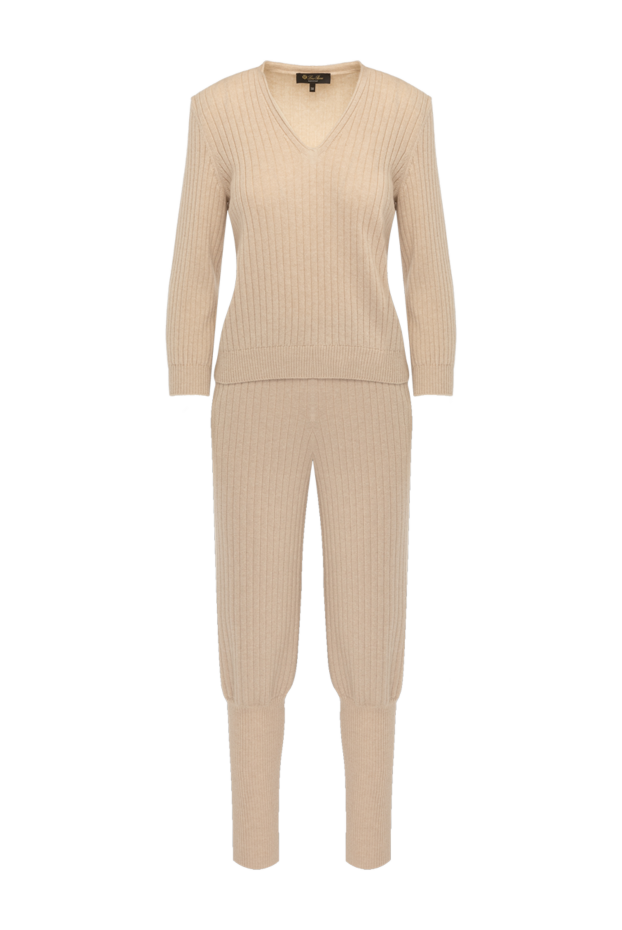 Loro Piana walking suit for women beige cashmere 179297 - photo 1