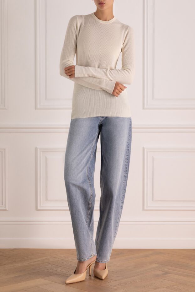 Loro Piana basic ribbed wool long sleeve jumper 179302 - photo 2
