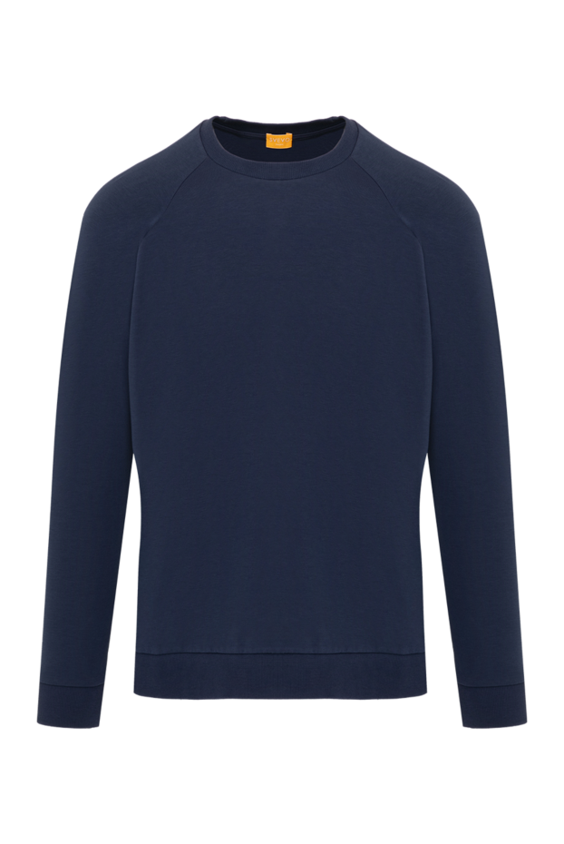 Svevo men's sweatshirt blue made of cotton and polyamide 179527 - photo 1