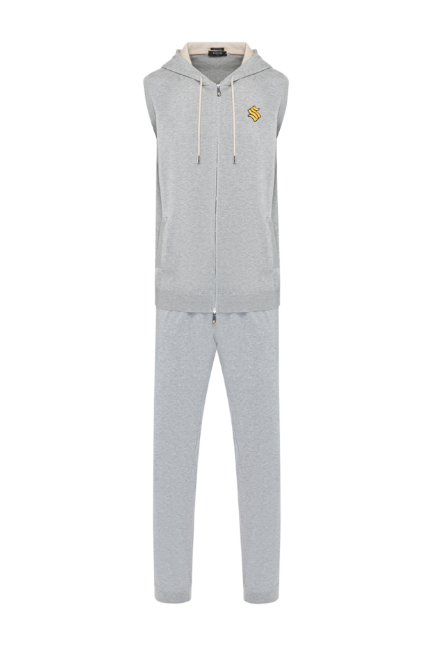 Svevo gray men's walking suit made of cotton 179543 - photo 1