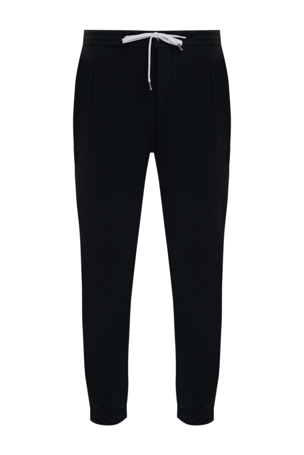 PT01 (Pantaloni Torino) джоггеры черные мужские из легкого материала с комфортной посадкой и кулиской
179622 - фото 1