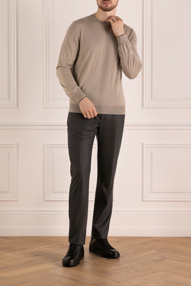 Stefano Ricci beige jumper for men 179720 - photo 2
