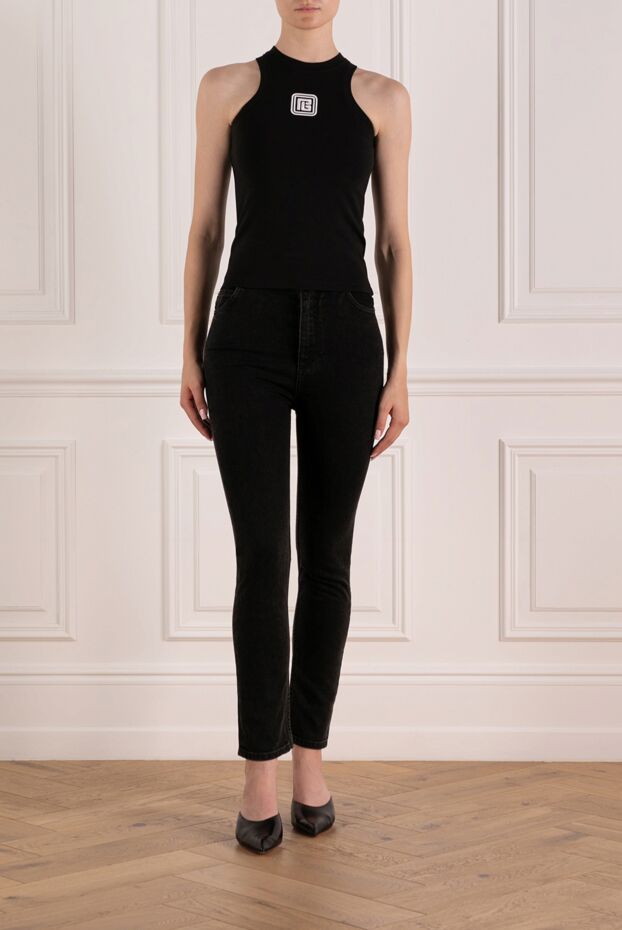 Balmain топ женский черный 179747 - фото 2