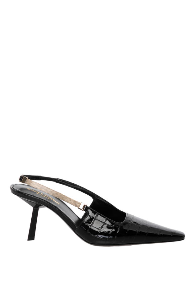 Saint Laurent classic pumps with a crocodile texture and a graceful heel 179882 - photo 1