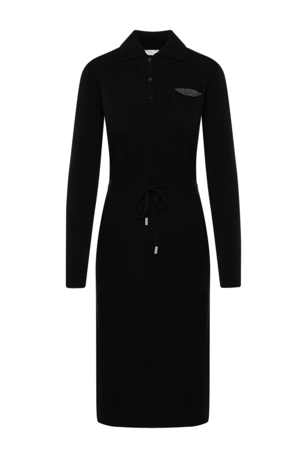 Peserico black knitted dress for women 179906 - photo 1
