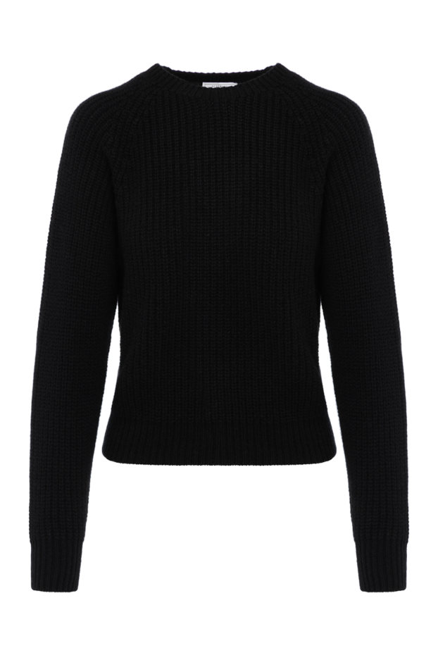 Peserico black chunky cashmere jumper with raglan sleeves 179910 - photo 1