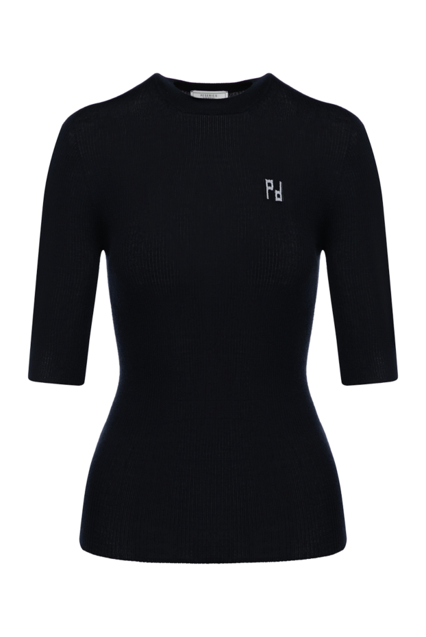Peserico women's short sleeve blue jumper made of silk and cashmere 179928 - photo 1