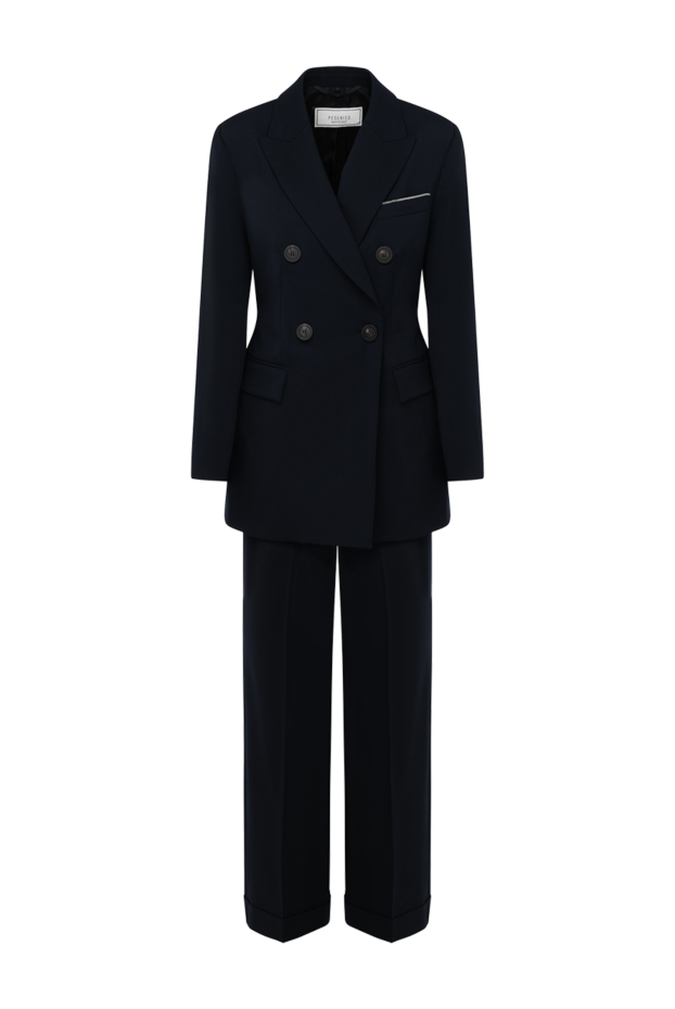 Peserico suit with trousers for women blue 179933 - photo 1