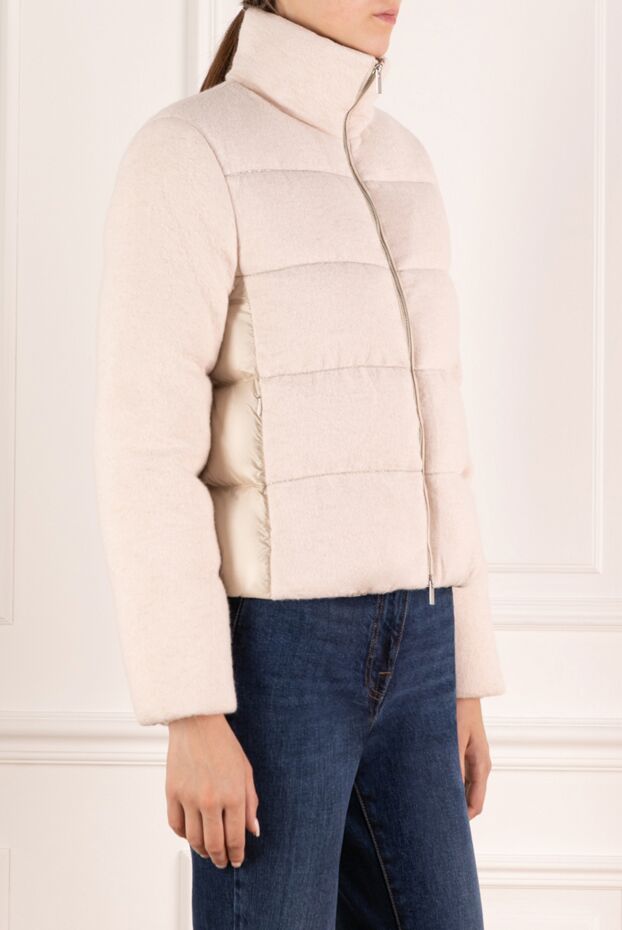 Peserico women's pink alpaca and nylon jacket 179945 - photo 3