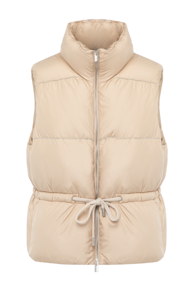 Peserico women's beige polyester vest. 179946 - photo 1