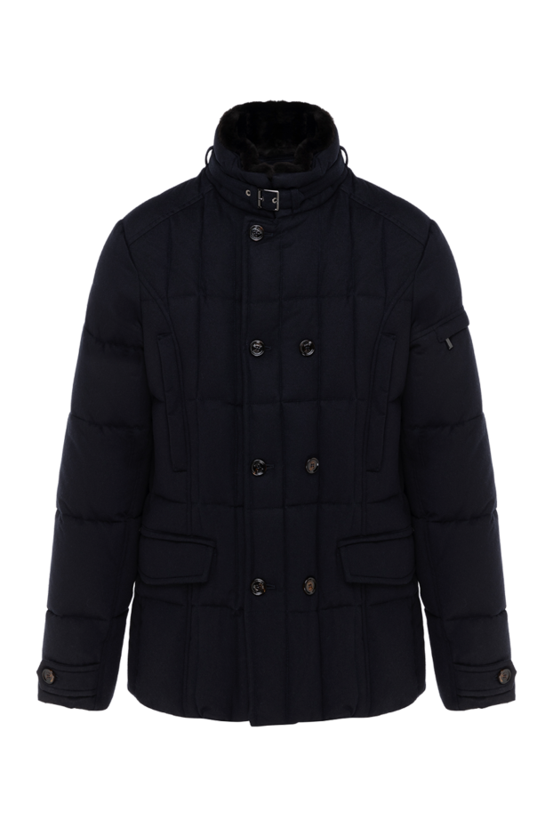 Moorer men's cashmere down jacket black 180038 - photo 1
