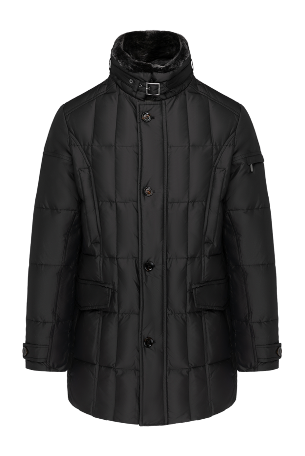 Moorer men's gray down jacket made of polyester 180046 - photo 1