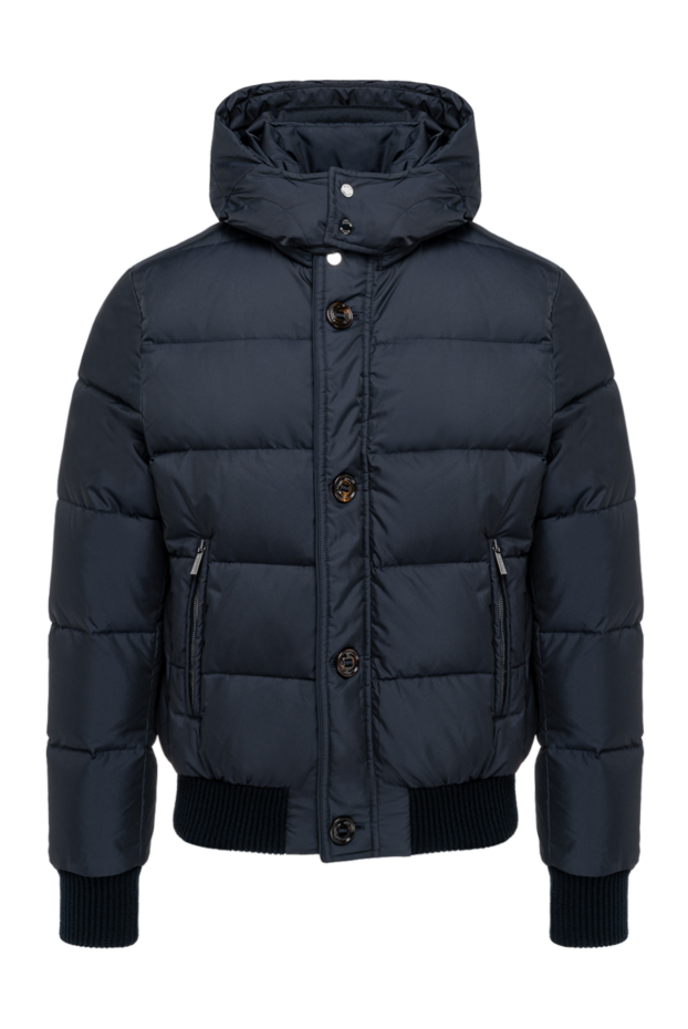 Moorer men's down jacket blue made of polyester 180052 - photo 1