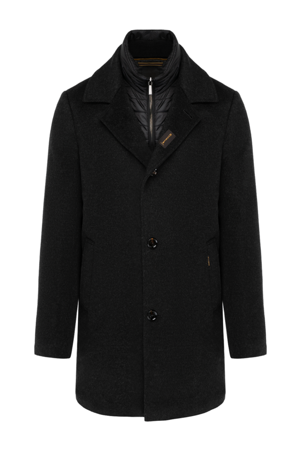 Moorer men's black wool and cashmere coat 180053 - photo 1