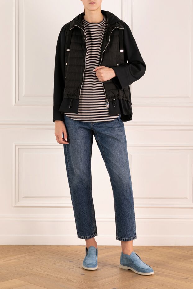 Moorer women's black polyester jacket 180188 - photo 2