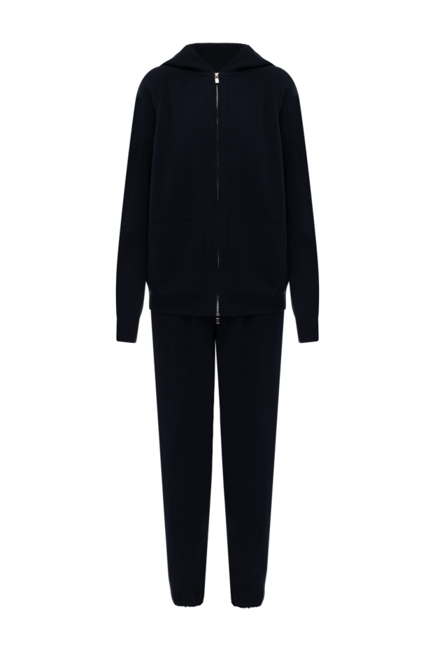 Loro Piana костюм прогулочный женский синий из кашемира 180215 - фото 1
